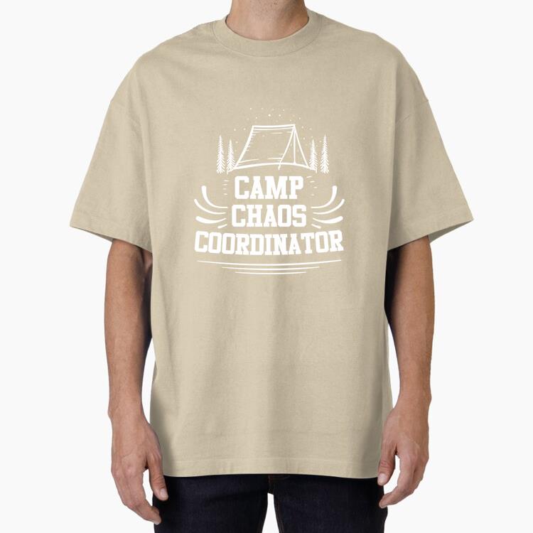 Camp Chaos Coordinator Summer Oversized T-Shirt 