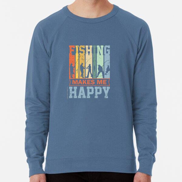 Dog Excited Minimal Fishing Loose Fit Sweatshirt