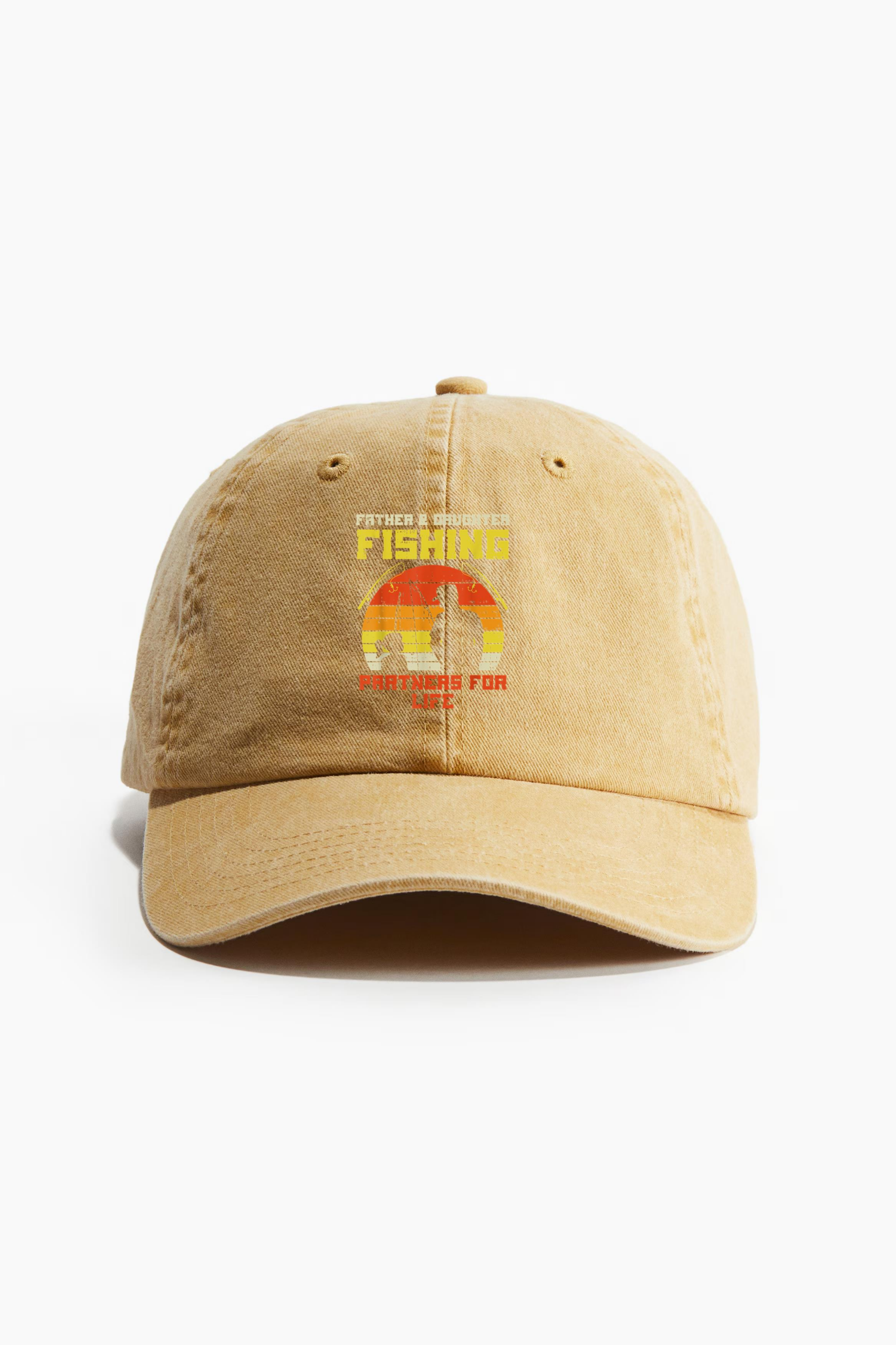 Father Daughter Fishing Partner For Life Retro Cotton Twill Cap 