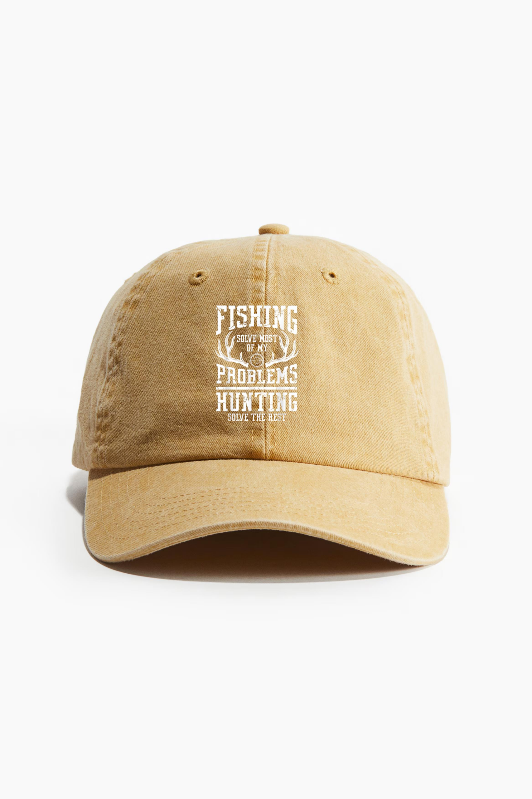 Fishing And Hunting Season Cotton Twill Cap 