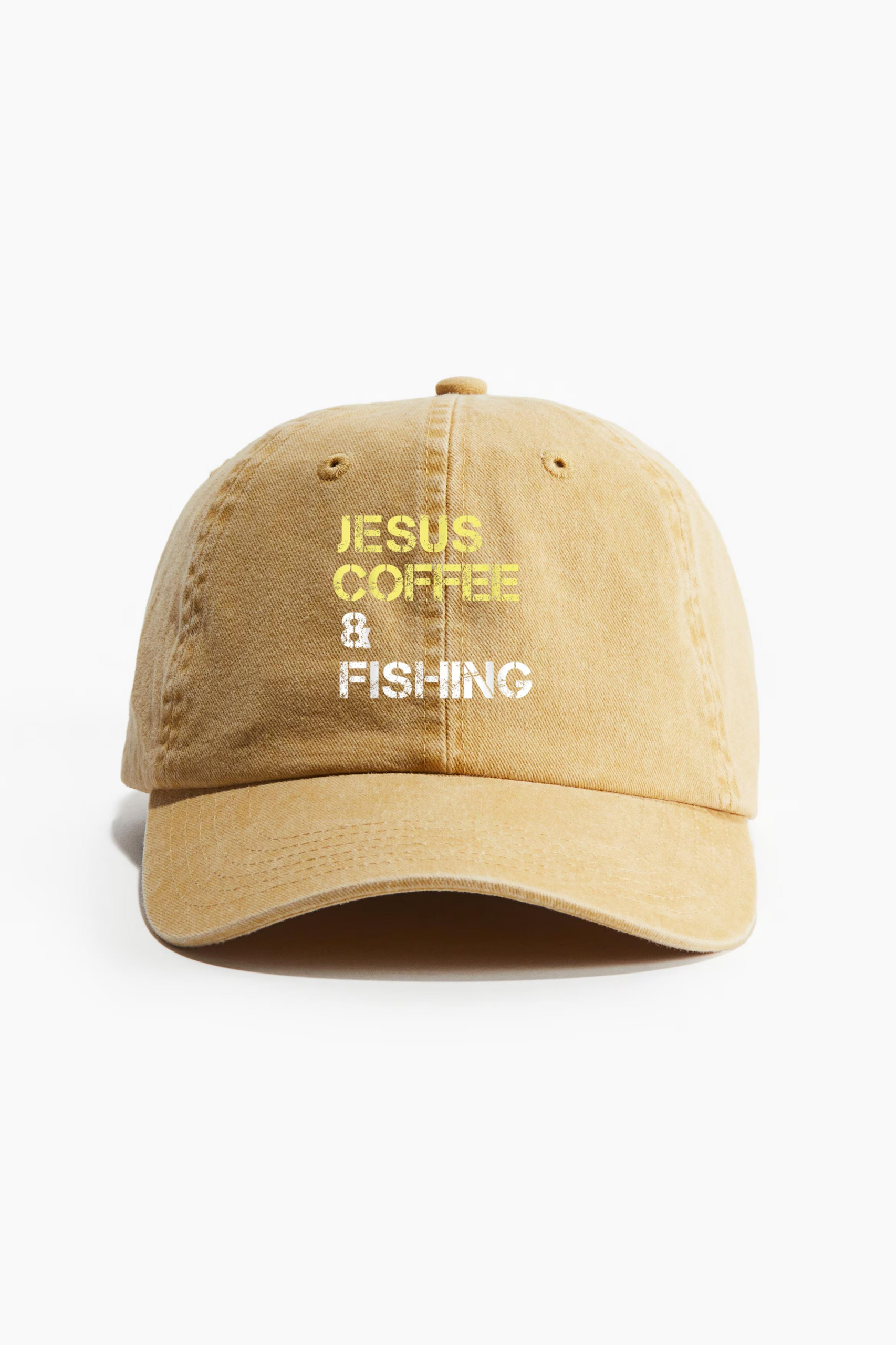 Fishing Apparel For Christian Coffee Cotton Twill Cap 