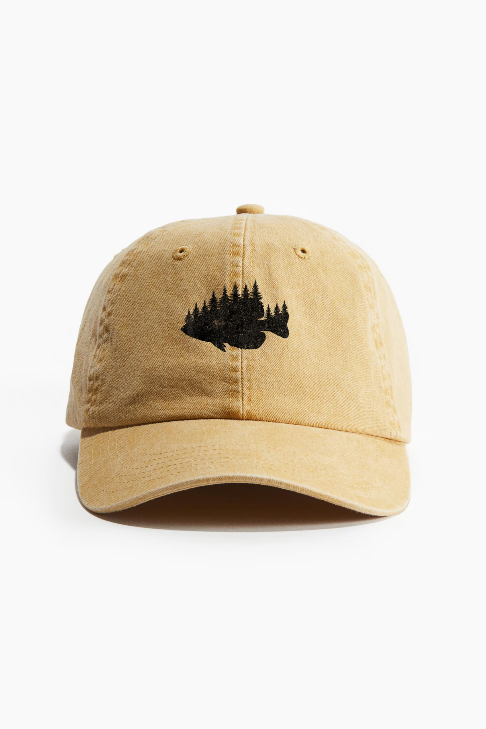 Fishing Forest Vintage Cotton Twill Cap 