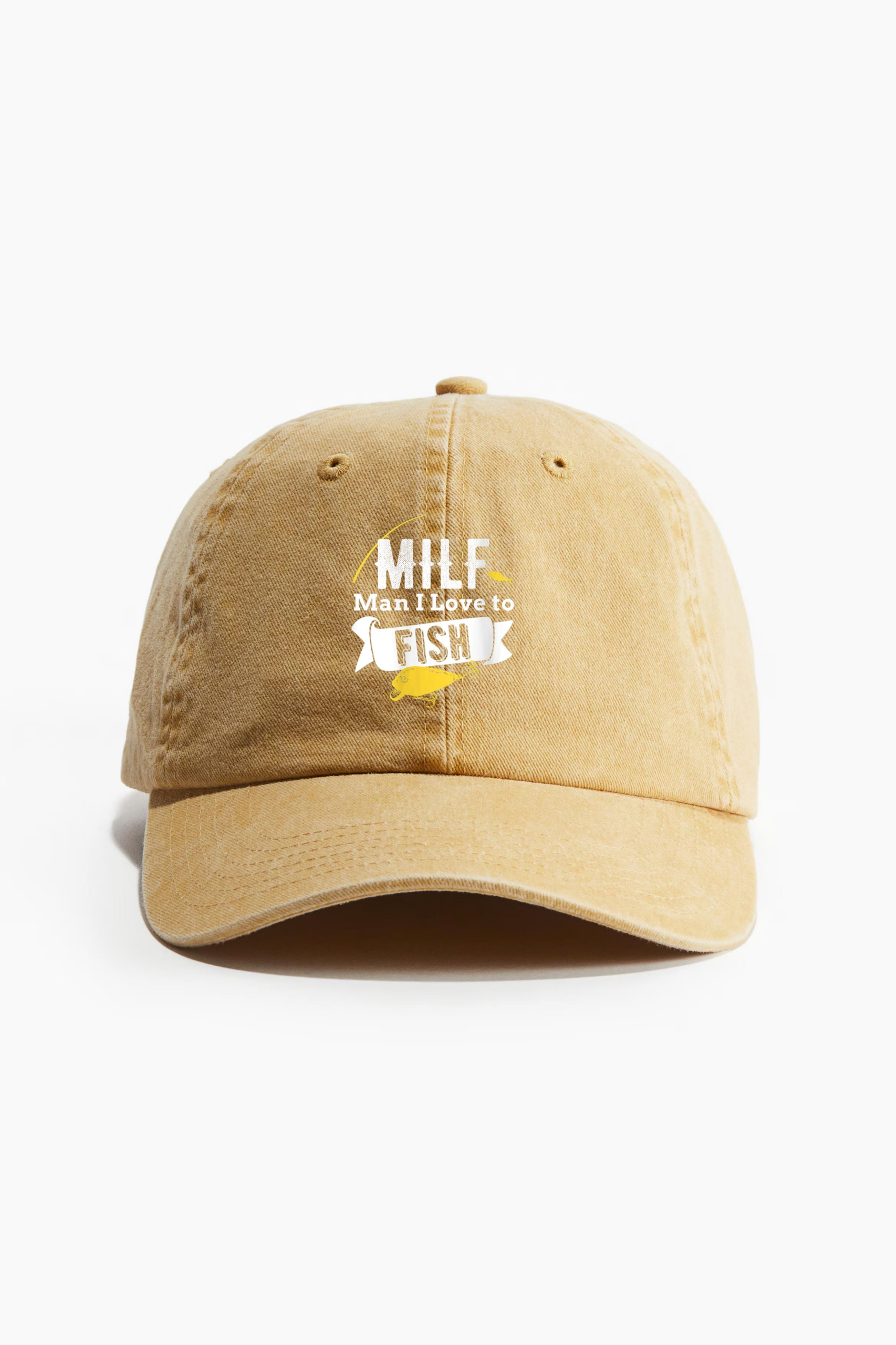 Fishing MILF Man I Love To Fish Cotton Twill Cap 